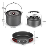 Family Camping Cookware Set