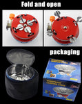 Outdoor Gas Stove Cooker with 15 Windproof Windshields