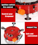 Outdoor Gas Stove Cooker with 15 Windproof Windshields